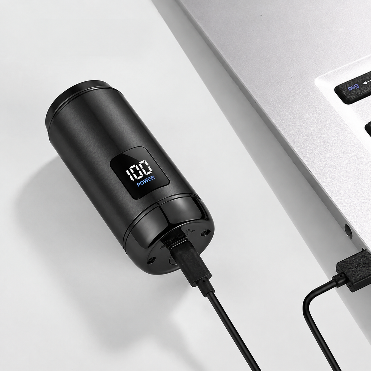 Mini Portable Electric Shaver with LED Battery Display