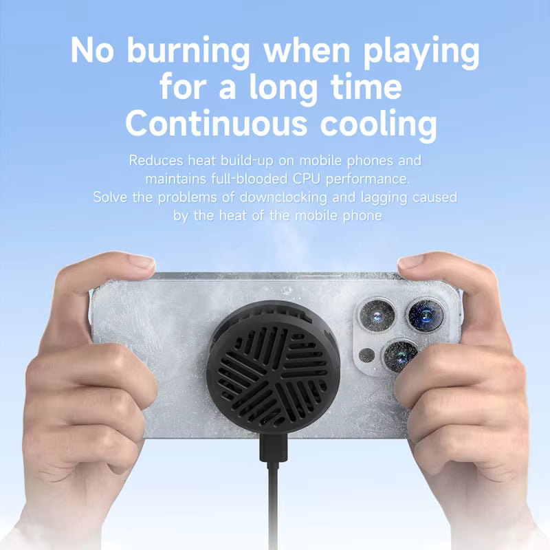 Hagibis Magnetic Cell Phone Cooler Universal Cooling Fan