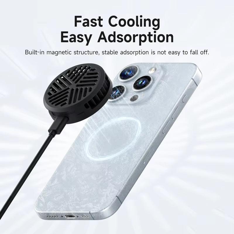 Hagibis Magnetic Cell Phone Cooler Universal Cooling Fan
