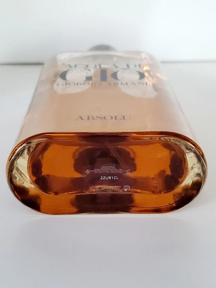 Giorgio Armani Acqua Di Gio Absolu 6.7oz Men's Eau de Parfum Original ( NO CELLO