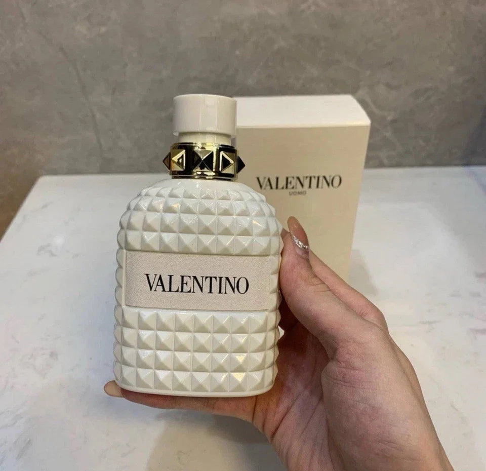 NEW VALENTINO UOMO BORN IN ROMA IVORY EDT SPRAY FOR MEN 3.4 Oz / 100 ml.