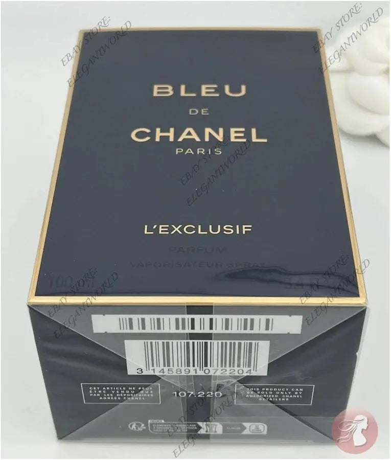 CHANEL Bleu de Chanel Pour Homme Eau de Parfum Spray, Regular Size 3.4 oz